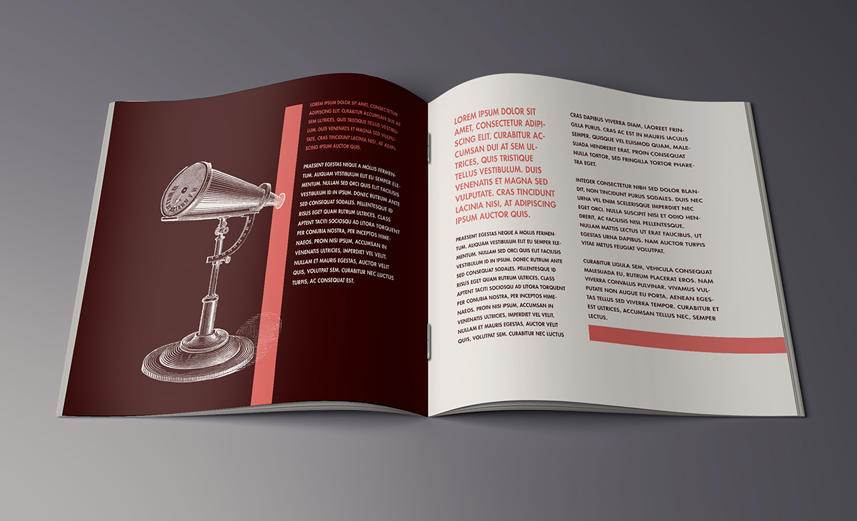 正方形画册手册设计展示样机素材brochure mockup