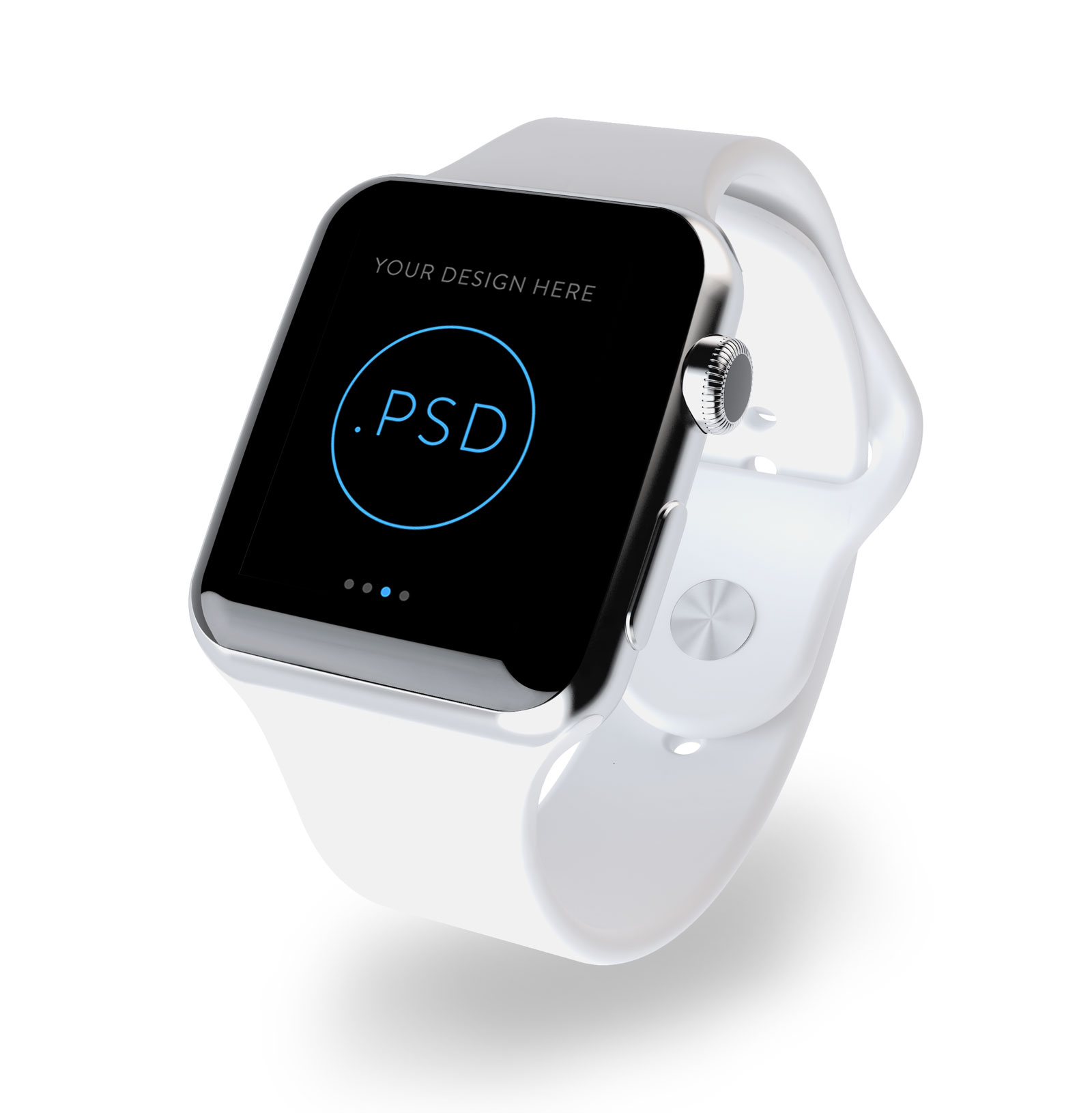 不同色系Apple Watch苹果手表.PSD模型 Apple Watch Mockup
