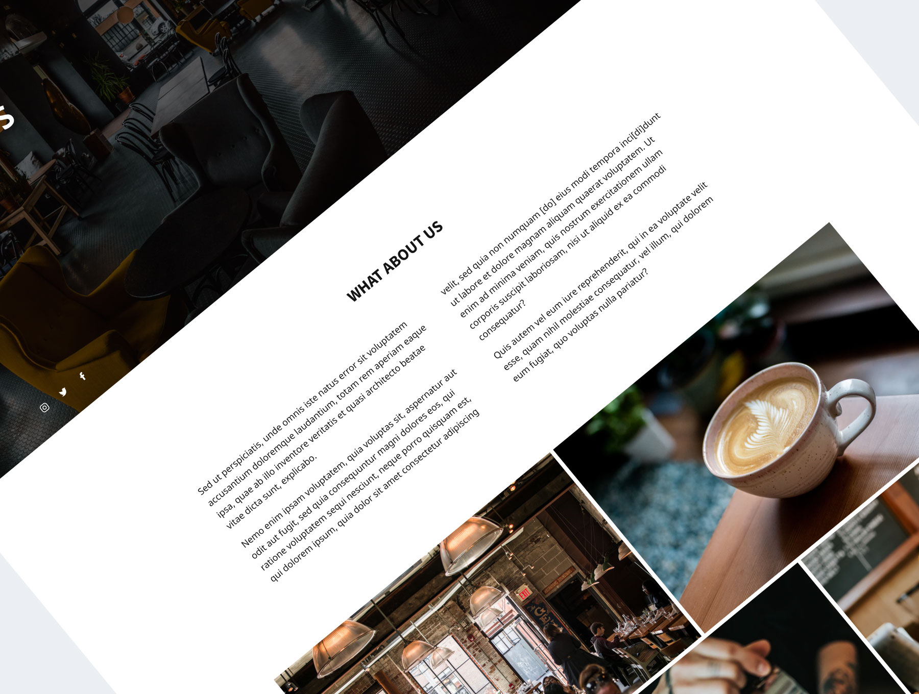 在线咖啡网站极简UI界面设计工具包 .fig素材