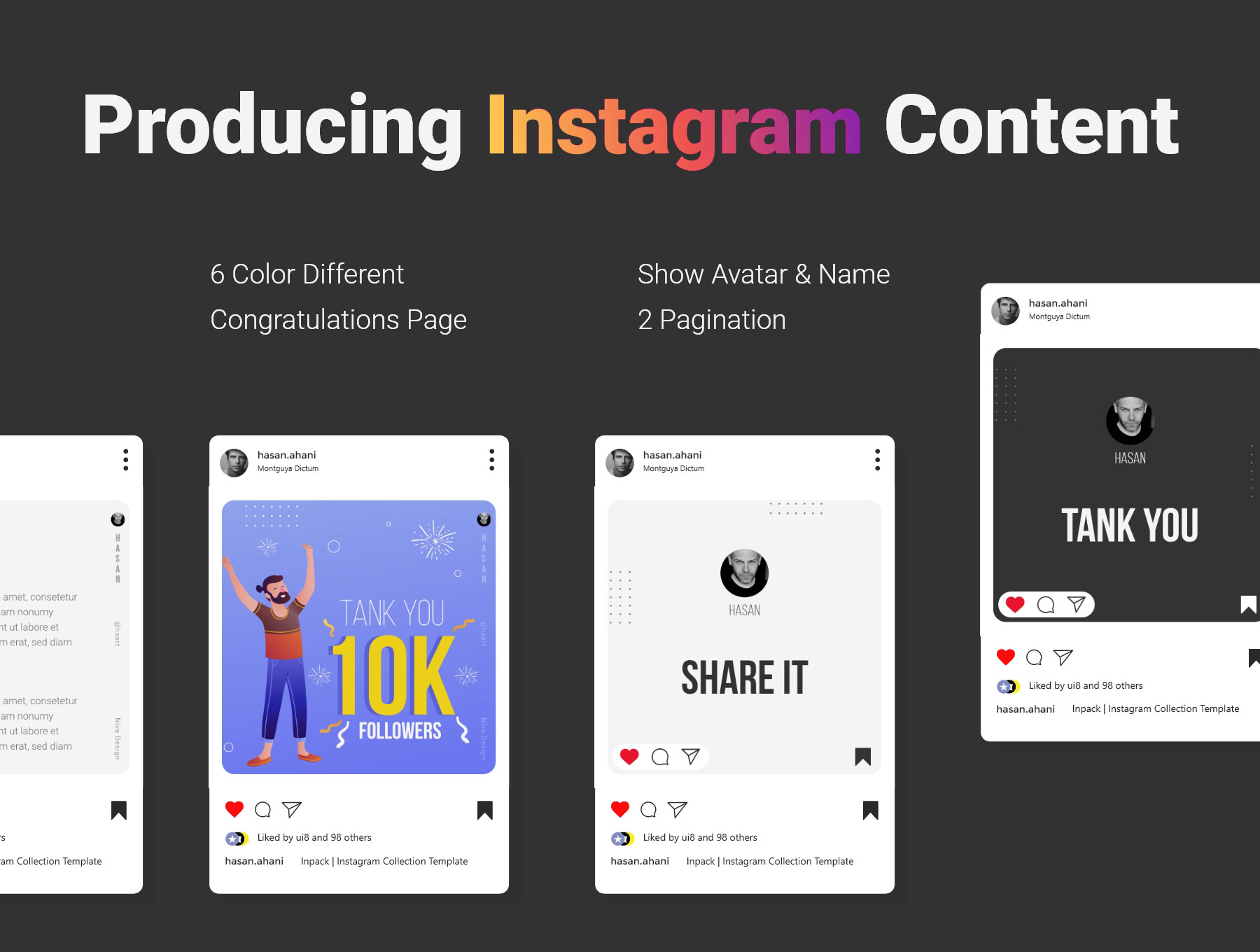 Instagram收藏夹UI界面设计 .xd素材