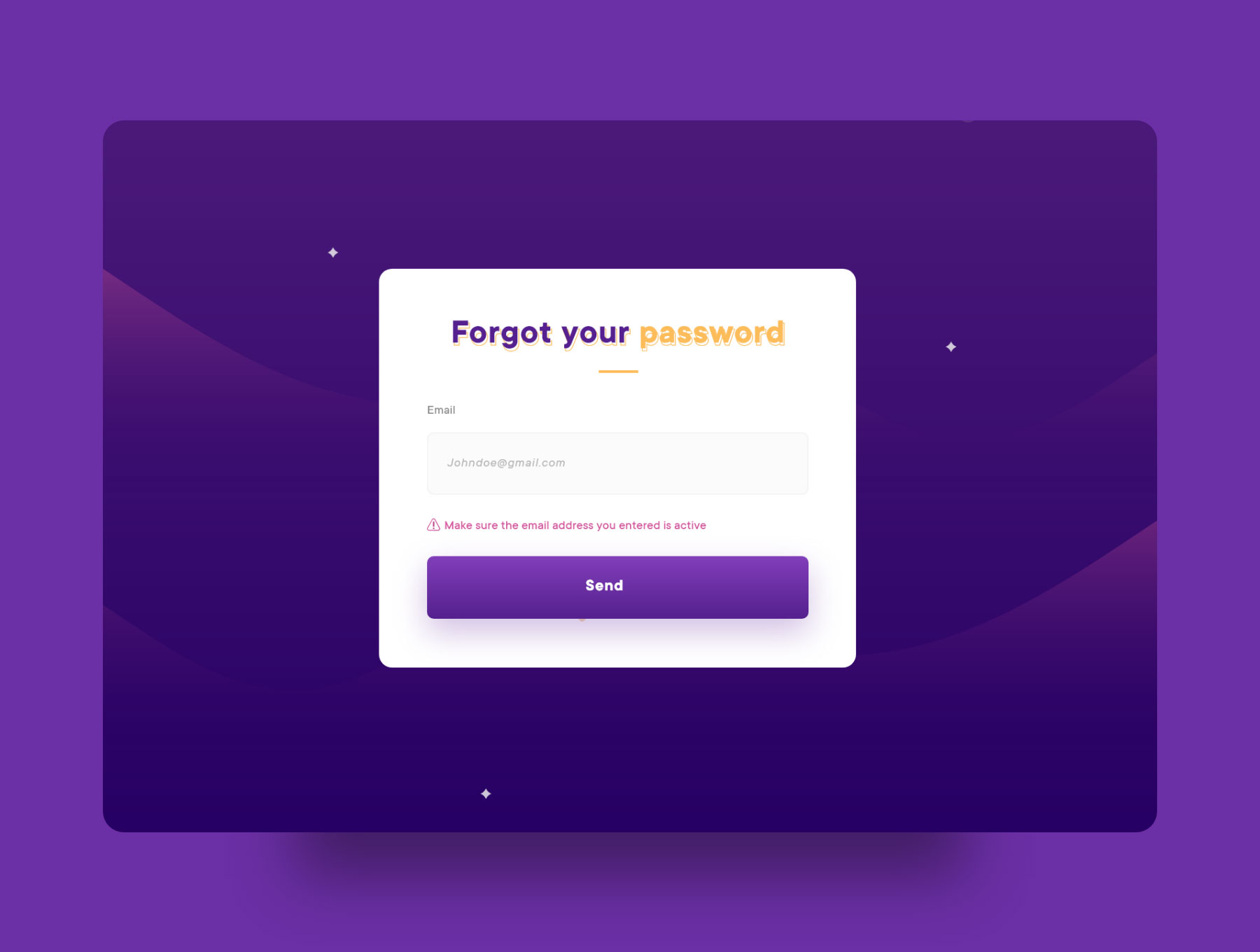 紫色简约大气WEB UI网页界面设计 .xd素材