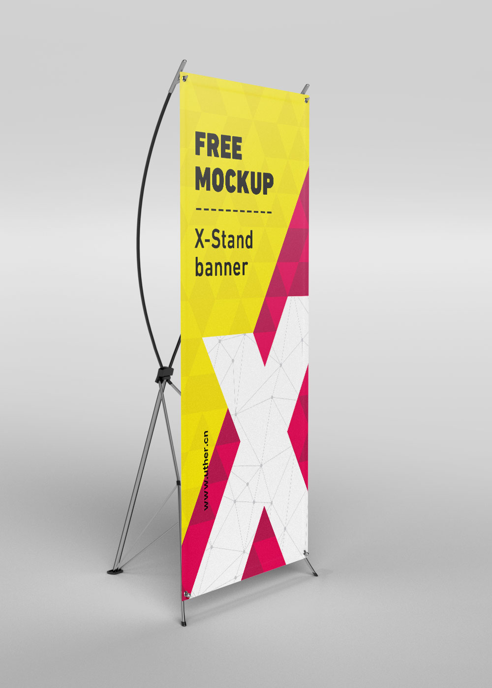 X展架广告设计贴图展示模版样机X-Stand Banners Mockup