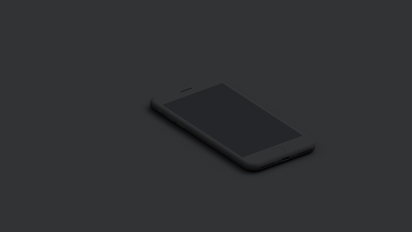 款黑色iphone样机模型mockup