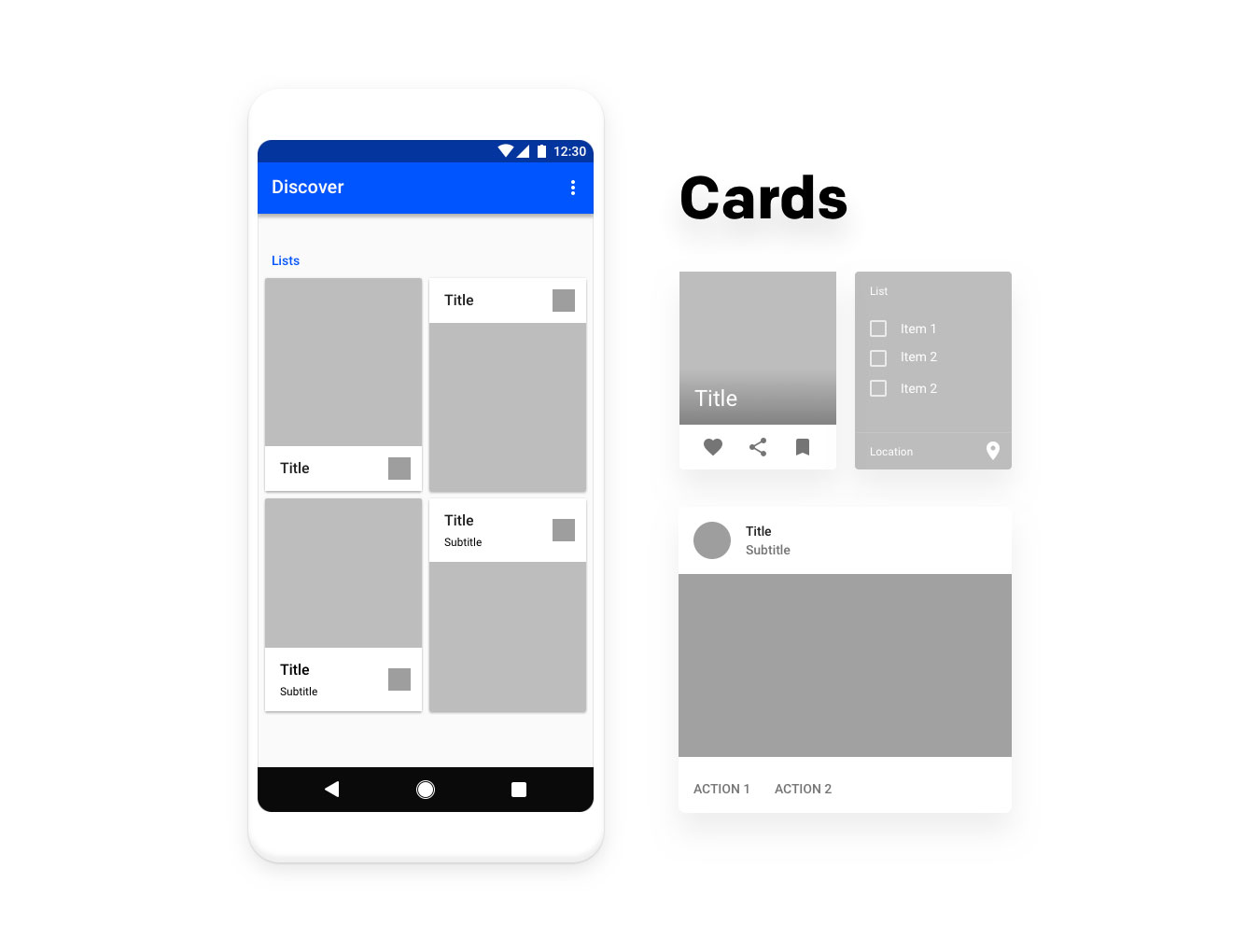 安卓Android UI Kit工具包 .framer素材