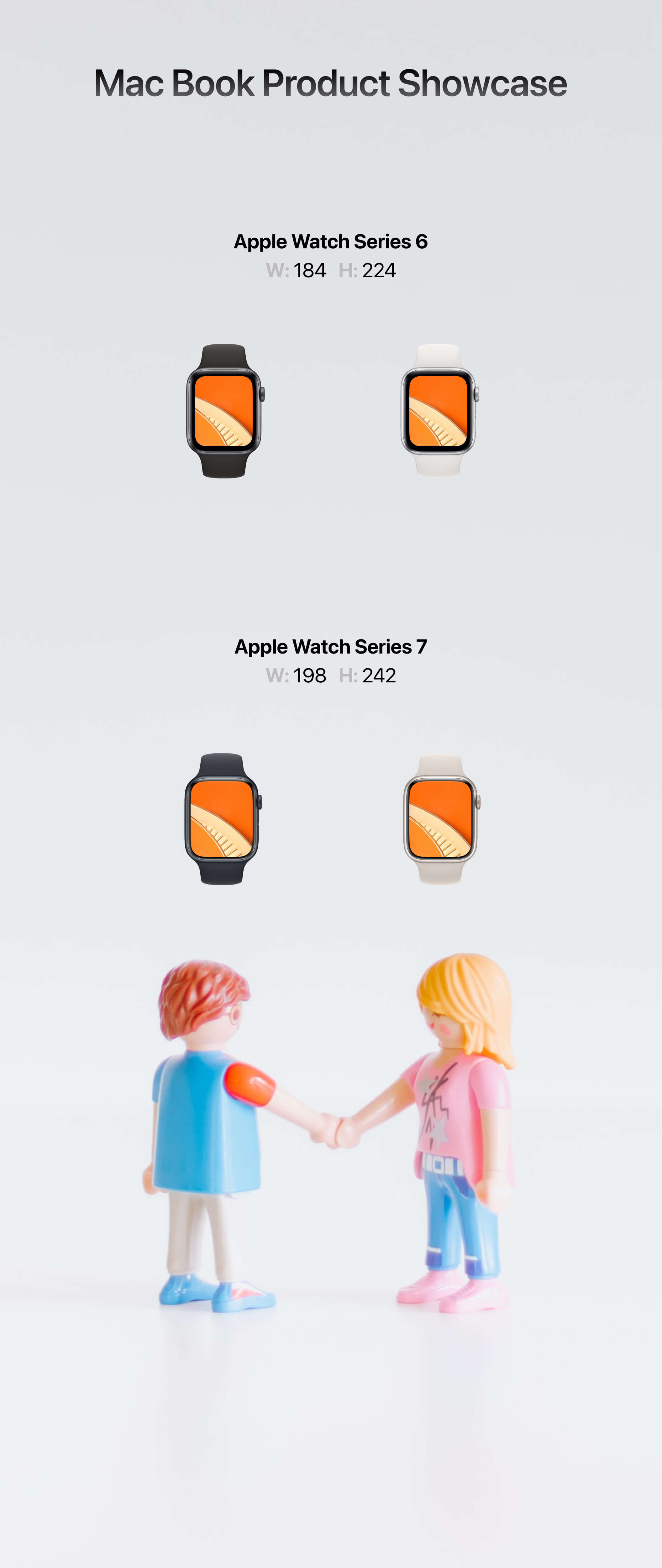 Apple苹果系列产品iphone ipad macbook imac Apple Watch样机模型 .fig素材