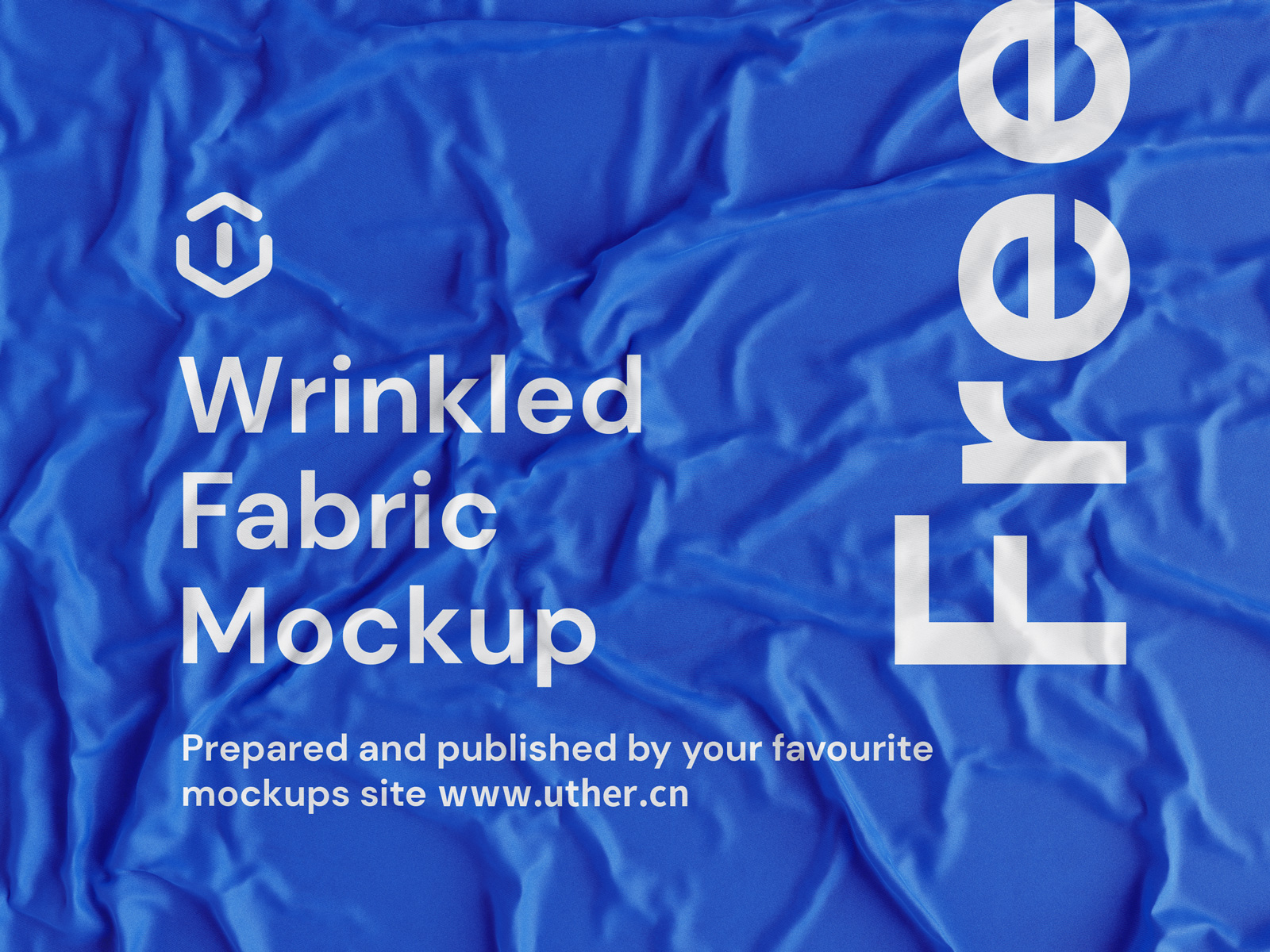 起褶皱的织物纺织品样机模型Fabric Mockup .psd素材