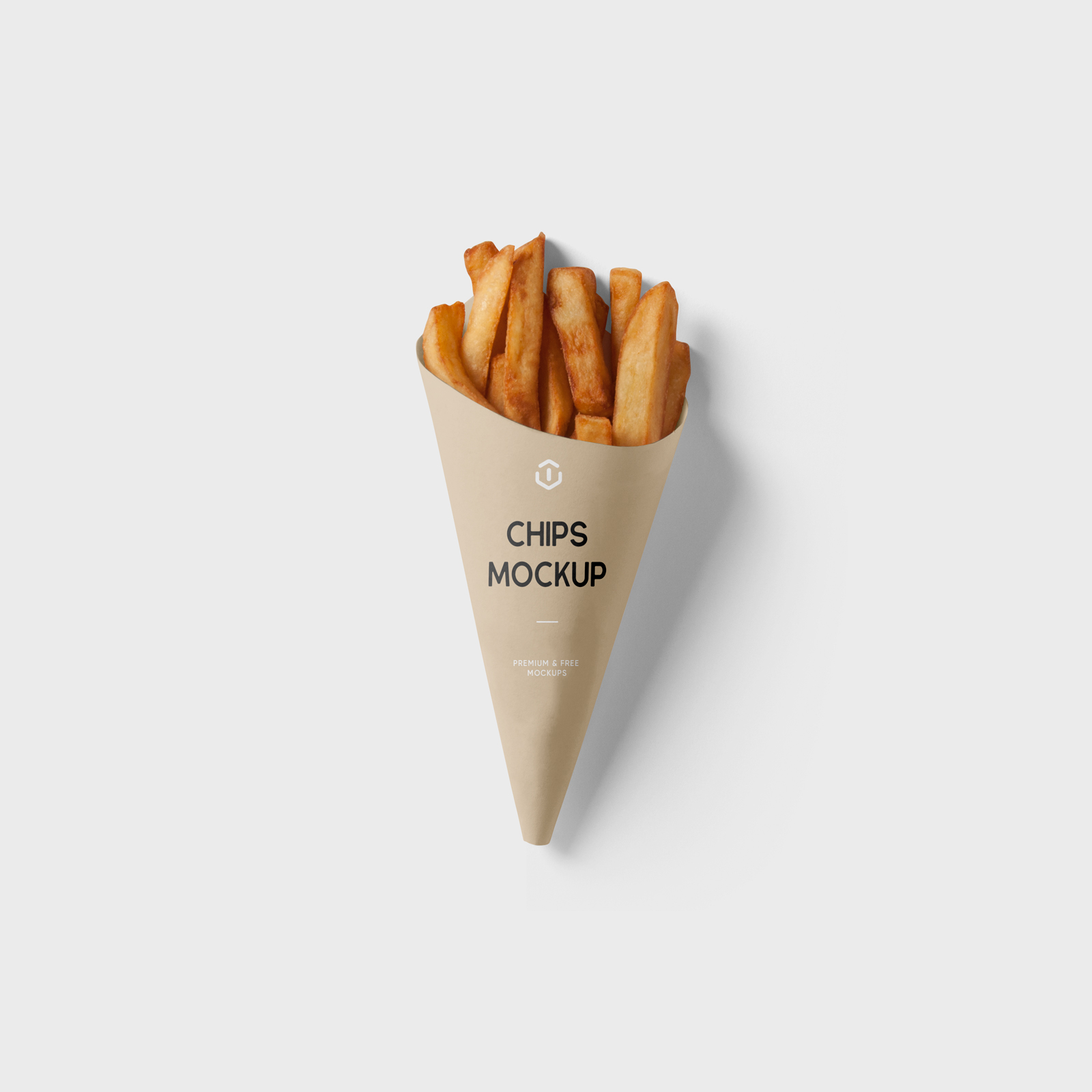 高质量薯条包装样机模型Chips Mockup .psd素材