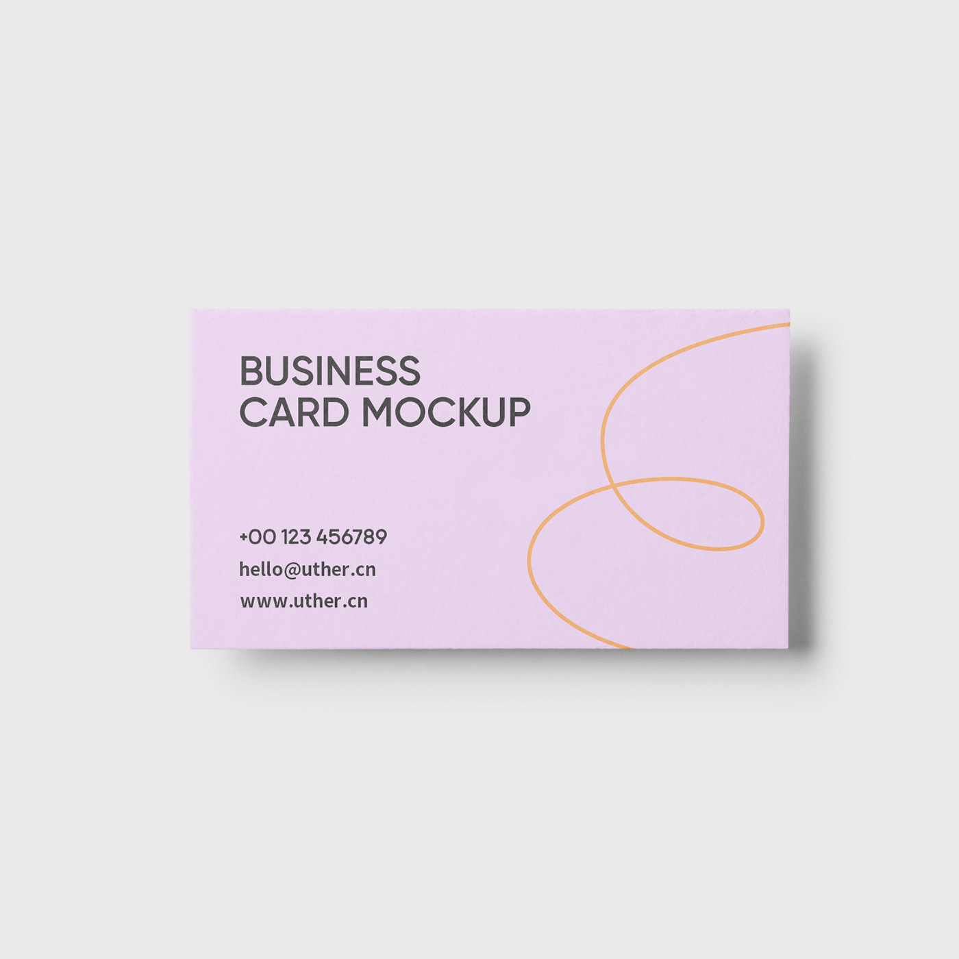 简单易用商业名片卡片样机模型Business Card Mockup .psd素材
