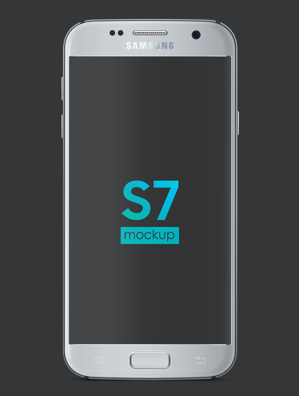 三星S7样机模型Samsung S7 Mockup .psd素材