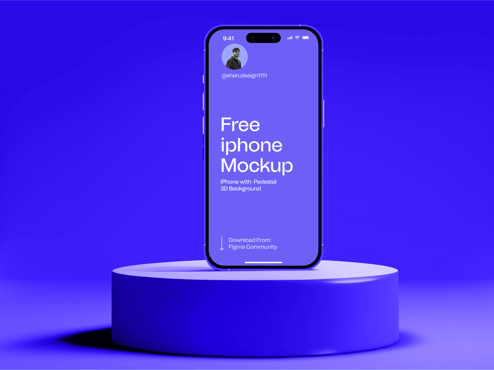 带3D效果iphone 14样机模型mockup .fig素材