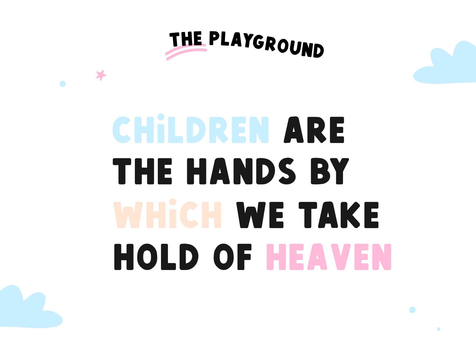 一款趣味英文字体：The Playground