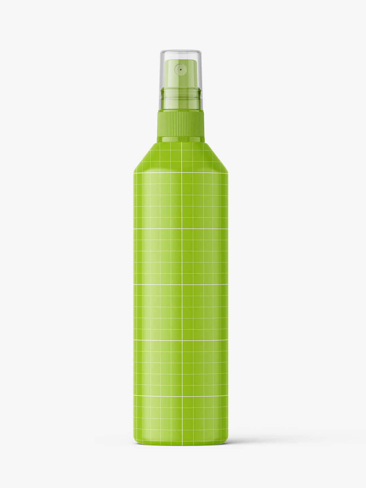 高质量按压式透明喷雾瓶塑料瓶化妆品瓶样机模型Bottle Mockup .psd素材