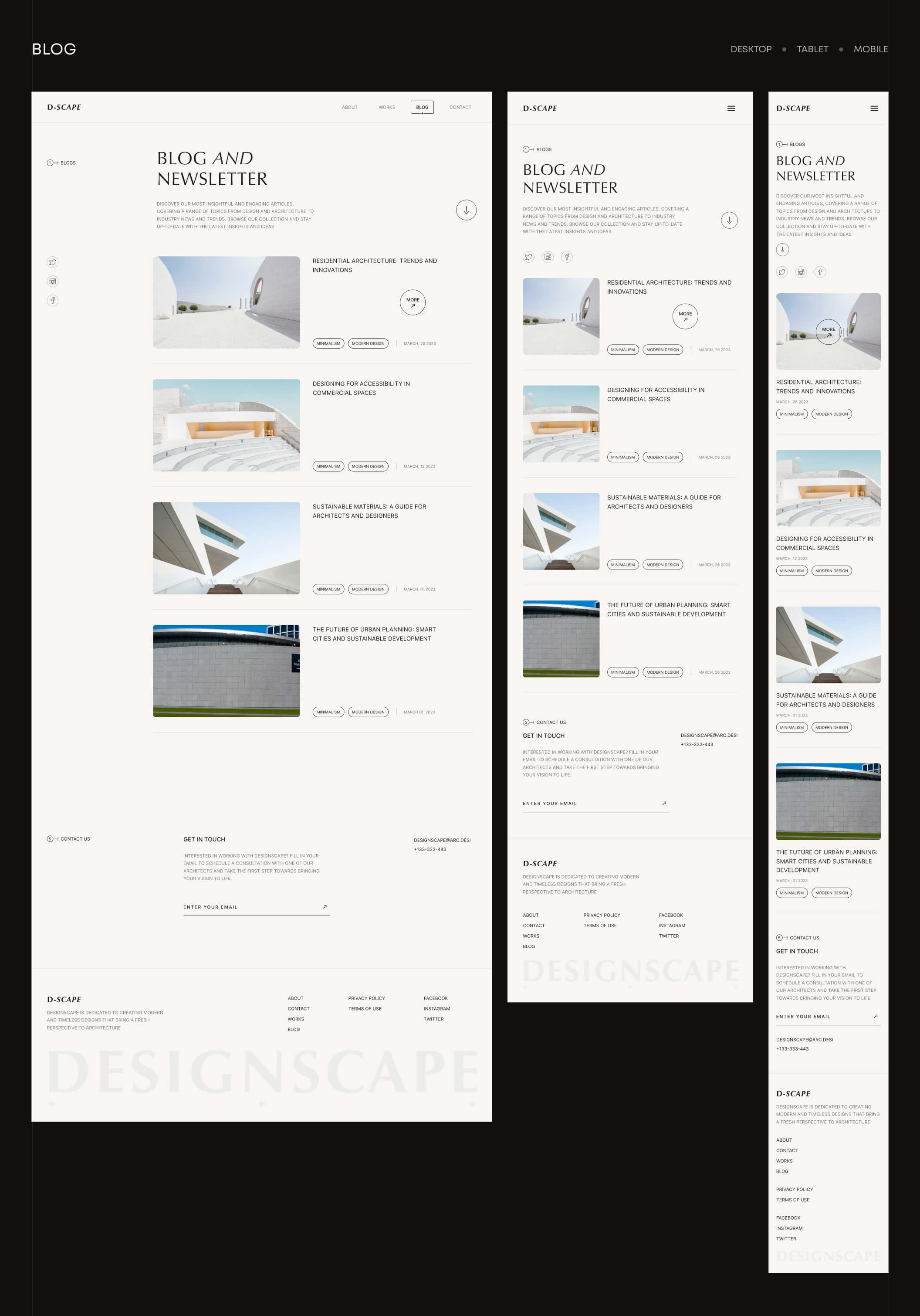 简约大气响应式建筑企业公司官网网站设计WEB UI界面设计 .fig素材
