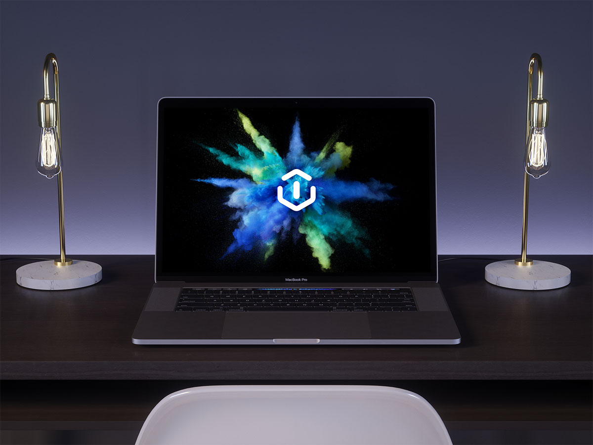2017版Macbook Pro电脑PSD贴图模板