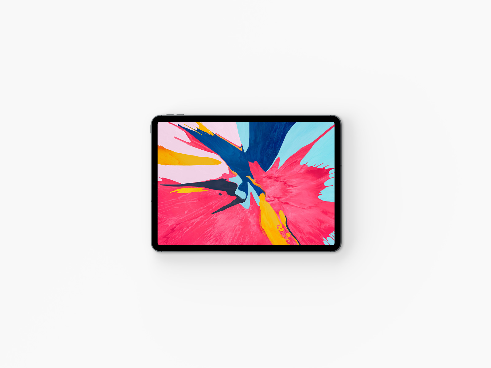 iPad Pro 2018平板电脑正面横向PSD样机模型 iPad Pro Mockup