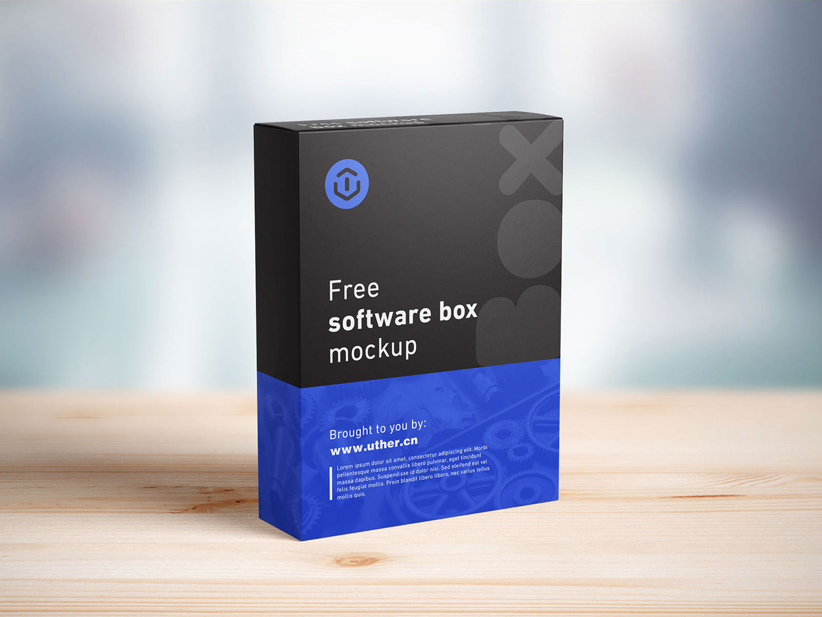 软件包装盒设计贴图展示PSD样机模版 Software Box Mockup
