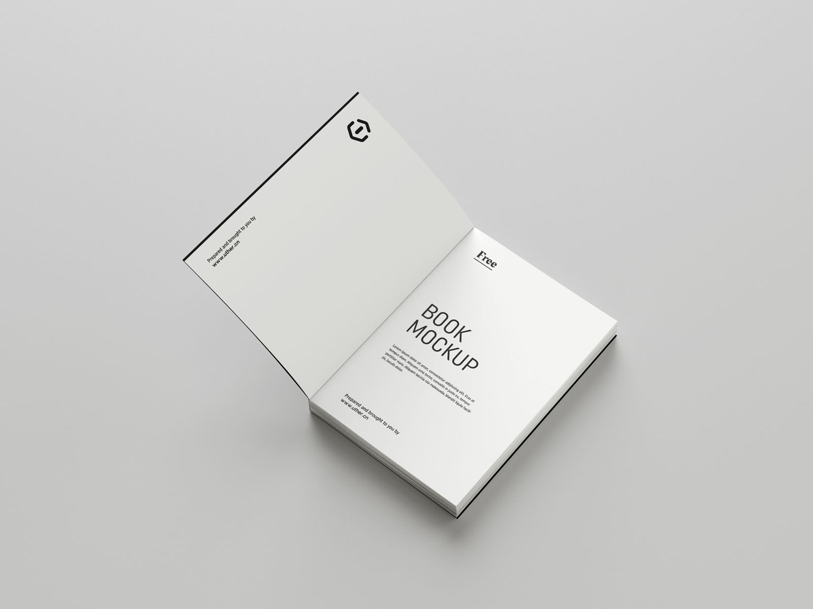 简约大气平装书籍设计扉页展示提案贴图PSD样机模版book mockup