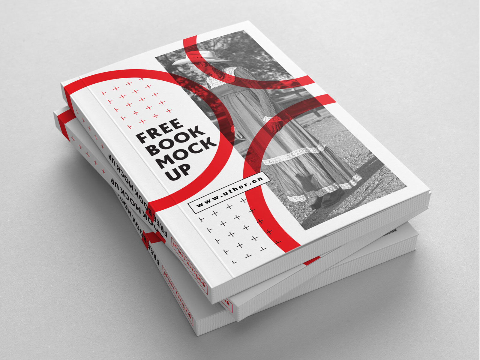 简约大气书籍封面模型PSD贴图模板Book Mockups