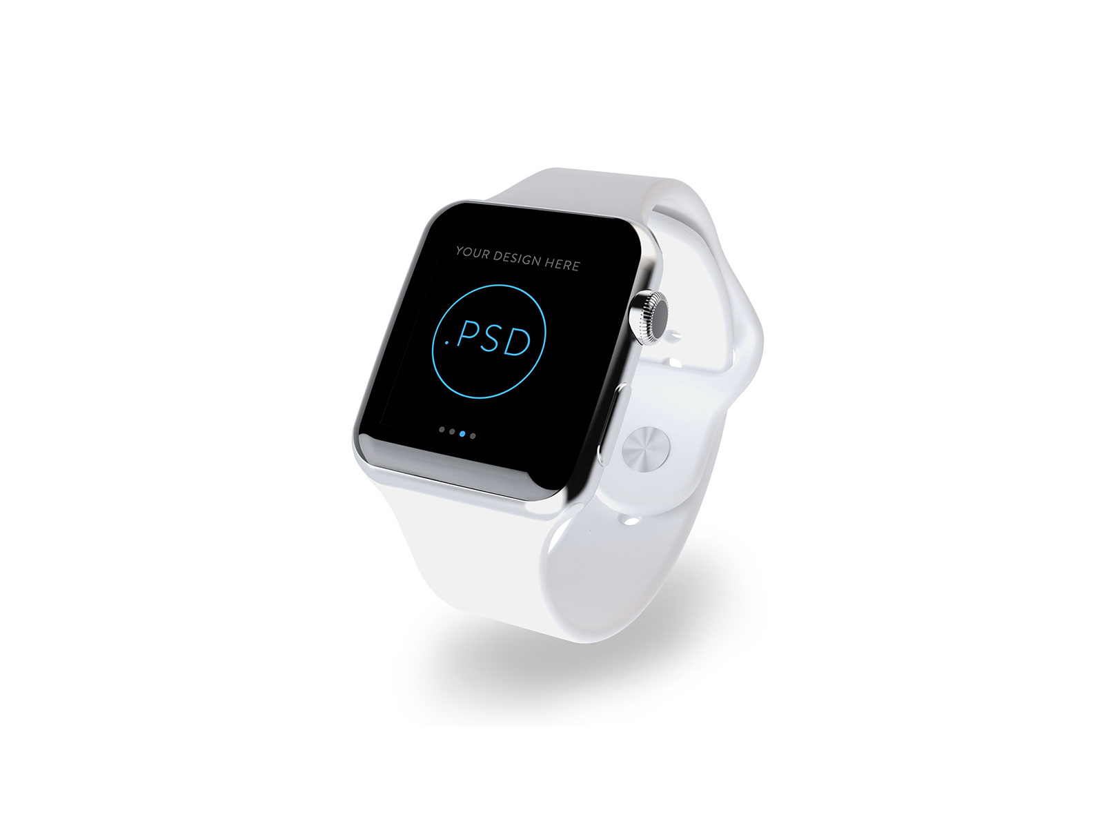 不同色系Apple Watch苹果手表.PSD模型 Apple Watch Mockup