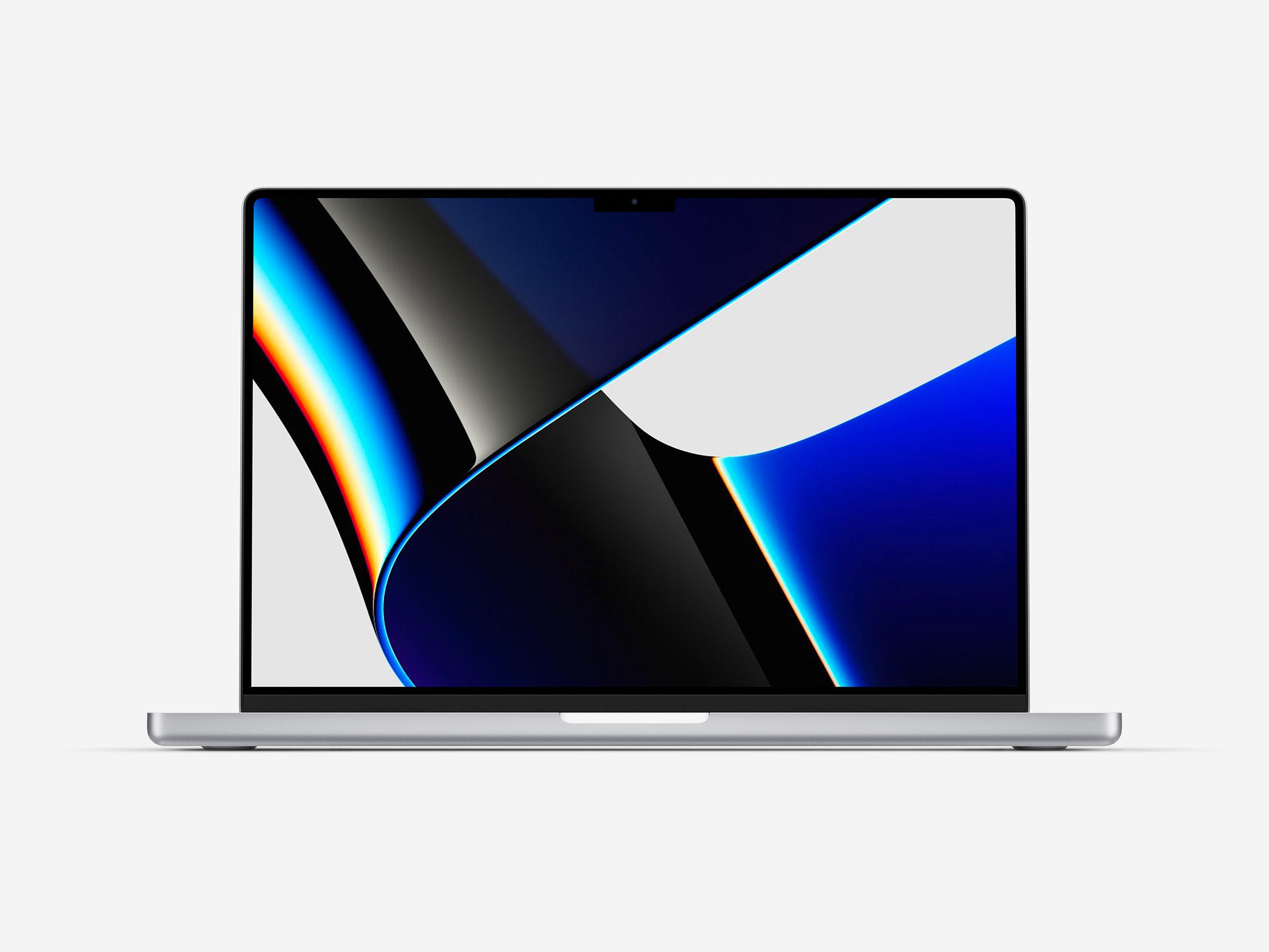 高质量正面16寸MacBook Pro .psd .sketch样机模型Mockup