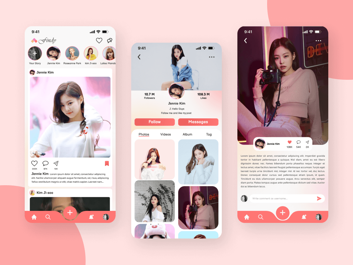 社交APP UI界面设计 .fig素材