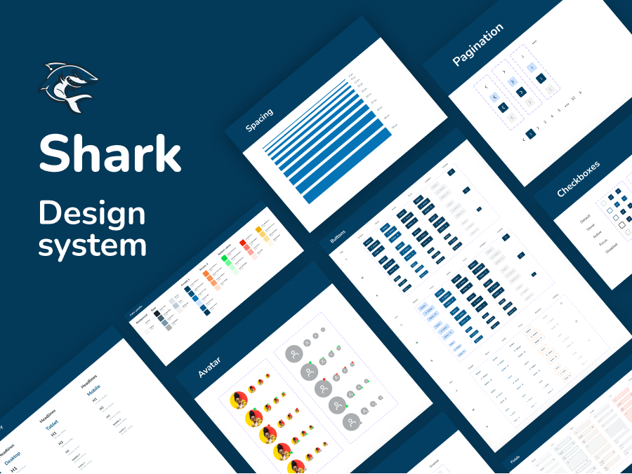 Shark Design system基础设计系统 .fig素材