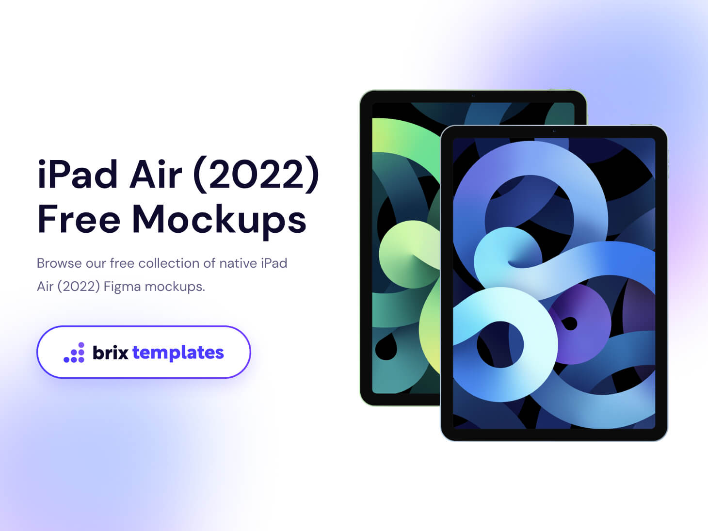 正反面iPad Air 2020/2022样机模型Mockup .fig素材