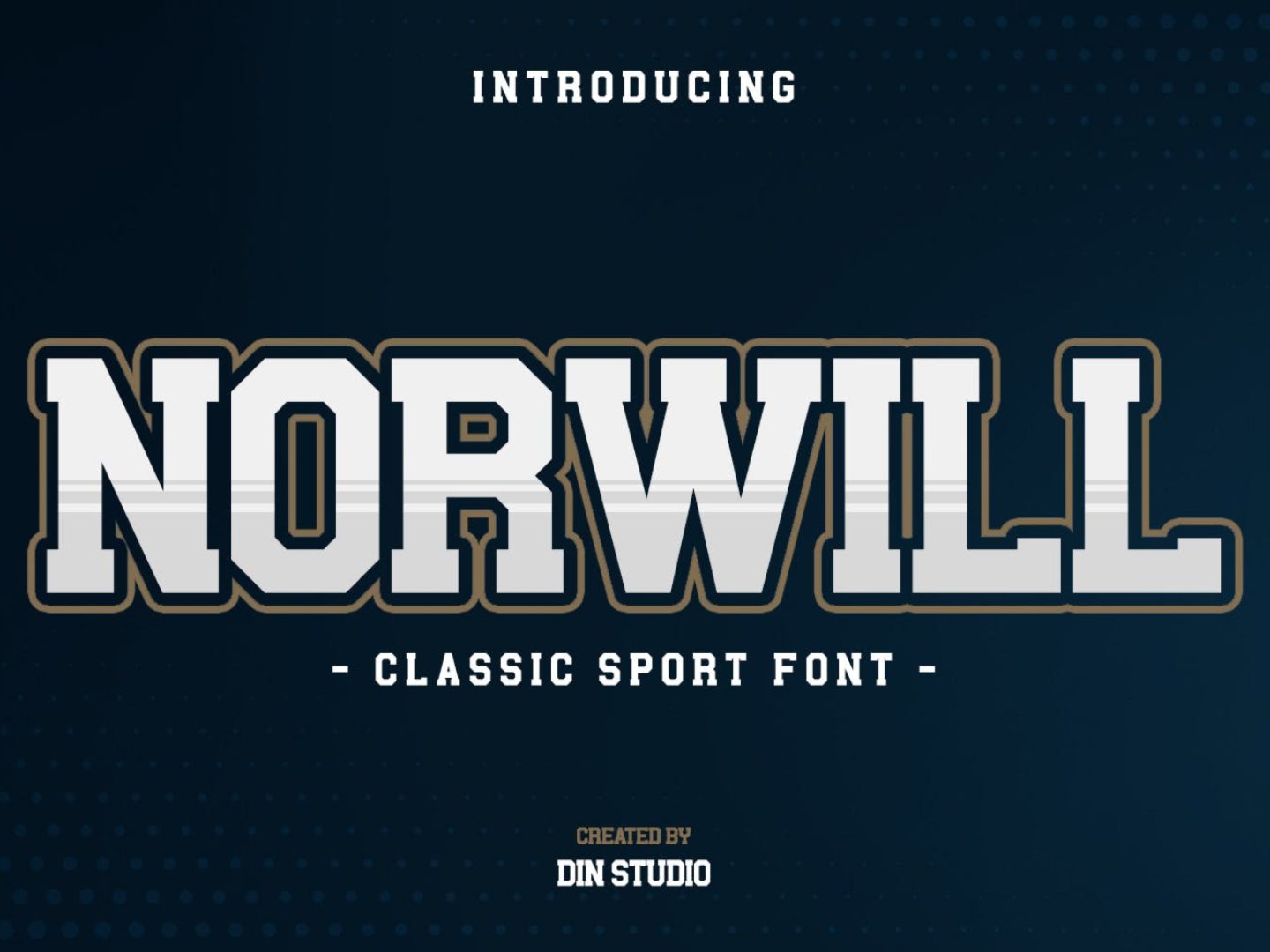 一款现代非衬线字体：Norwill