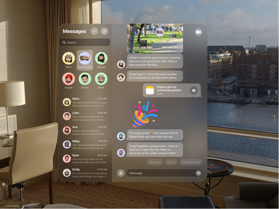 Apple VisionOS头显App UI基础设计系统 .fig素材