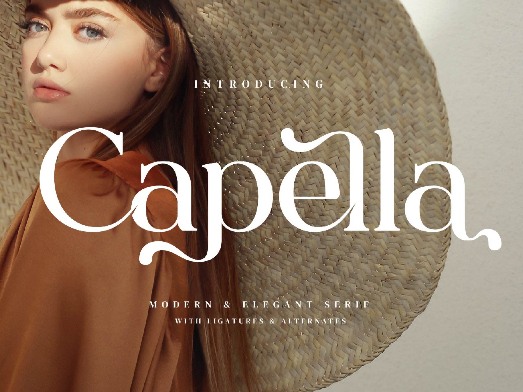 极具时尚感的连字衬线字体：Capella