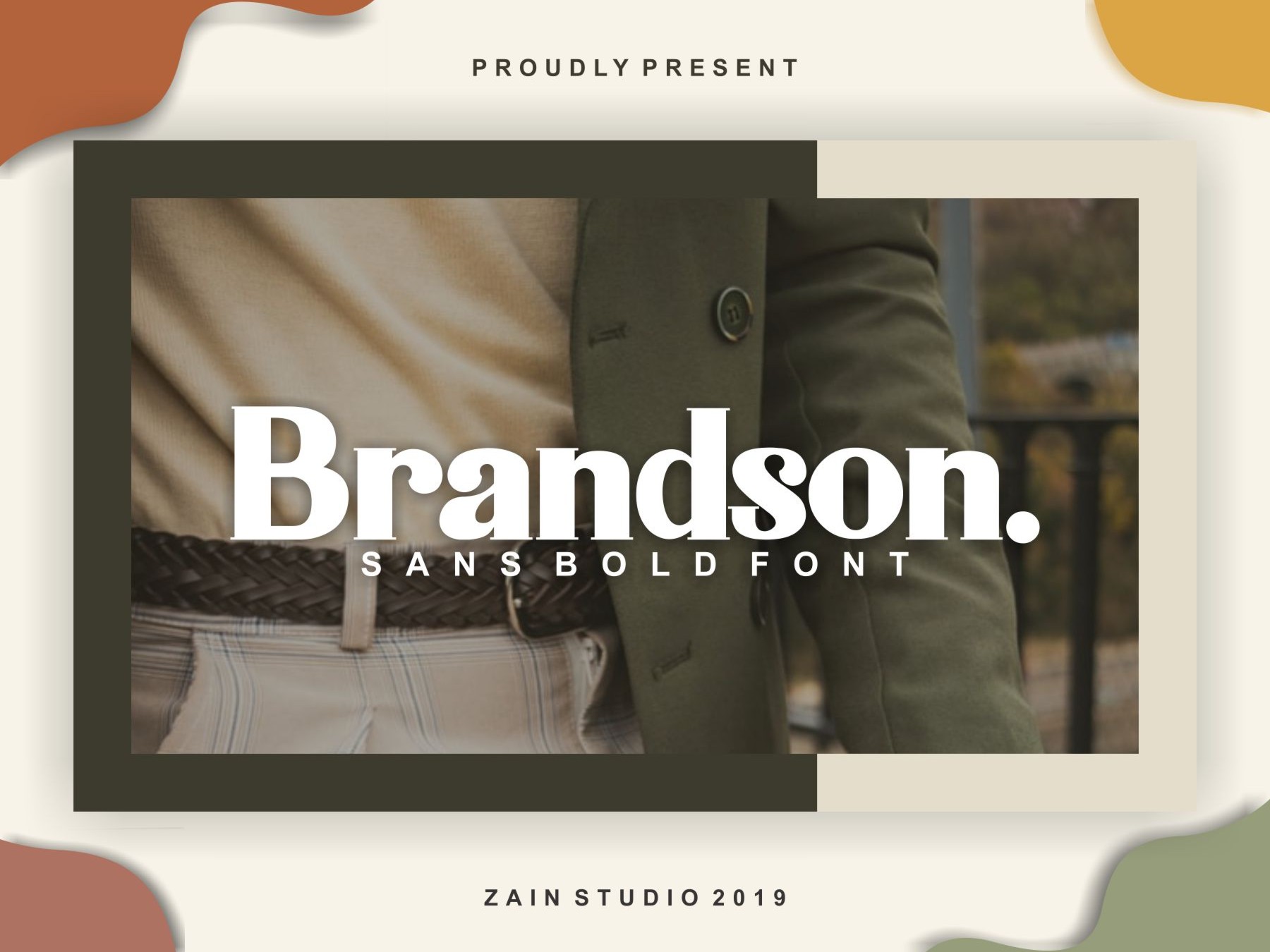 时尚衬线粗体英文字体：Brandson